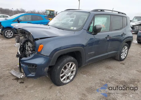 2019 Jeep Renegade Sport 4X4 из США, поврежденный, VIN ZACNJBAB9KPK67226